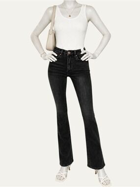 Judy Blue Black Long Inseam Bootcut Jeans Size 0/24 NWT